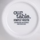 Alternate image 2 for Our Table&trade; Simply White Curved Sugar Bowl