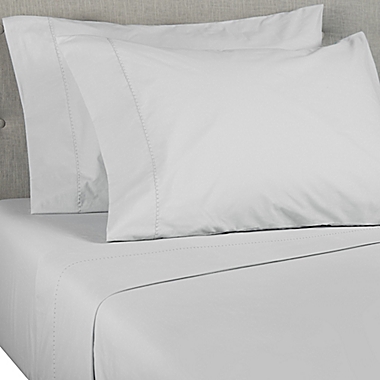 Wild Sage&trade; Brushed Cotton Percale 300-Thread-Count King Sheet Set in Lunar Rock. View a larger version of this product image.