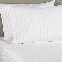 Wild Sage™ Brushed Cotton Percale 300-Thread-Count Standard/Queen Pillowcase in Floral Stripe