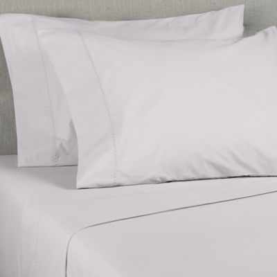 Wild Sage&trade; Brushed Cotton Percale 300-Thread-Count Standard/Queen Pillowcase in Hushed Violet