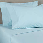 Alternate image 0 for Wild Sage&trade; Brushed Cotton Percale 300-Thread-Count Standard/Queen Pillowcase in Strato Blue
