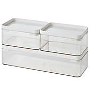 Simply Essential&trade; Stackable Bath Storage Bins (Set of 3)
