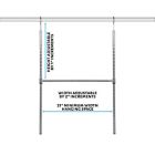 Alternate image 2 for Simply Essential&trade; Double Hang Adjustable Closet Rod