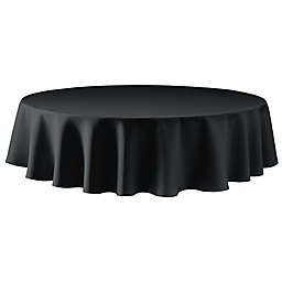 Simply Essential™ Essentials 70-Inch Round Tablecloth in Black