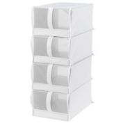 Simply Essential&trade; Mesh Shoe Boxes in White (Set of 4)