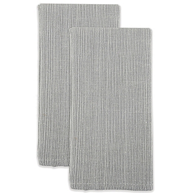 Our Table&trade; Textured Napkins in Grey (Set of 2). View a larger version of this product image.