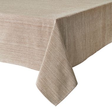 Our Table&trade; Textured 60-Inch x 102-Inch Oblong Tablecloth in Natural. View a larger version of this product image.