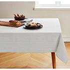 Alternate image 1 for Our Table&trade; Textured 60-Inch x 84-Inch Oblong Tablecloth in White