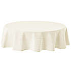 Alternate image 0 for Our Table&trade; Textured 90-Inch Round Tablecloth in White