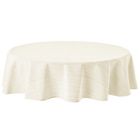 Alternate image 0 for Our Table&trade; Textured 90-Inch Round Tablecloth in White