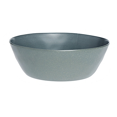 Bee & Willow&trade; Melamine and Bamboo Salad Bowl in Green. View a larger version of this product image.