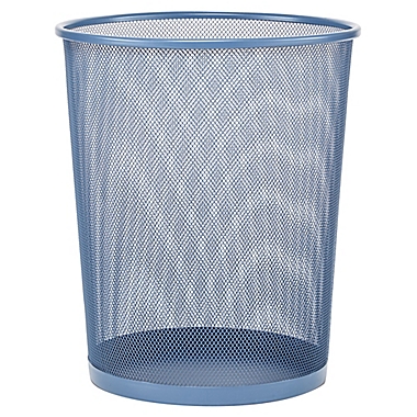 Simply Essential&trade; Mesh Metal 6-Gallon Wastebasket in True Blue. View a larger version of this product image.