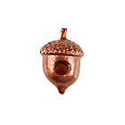 Alternate image 2 for 2-Piece Acorn and Squirrel Metal Taper Candle Holder Set in Copper