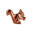 Alternate image 1 for 2-Piece Acorn and Squirrel Metal Taper Candle Holder Set in Copper