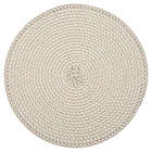 Alternate image 0 for Simply Essential&trade; Round Braided Placemat in Sand