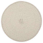 Simply Essential&trade; Round Braided Placemat in Sand