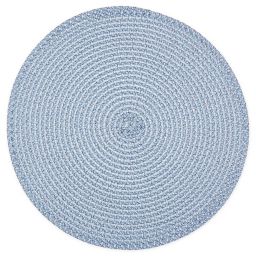Simply Essential™ Round Braided Placemat in Navy