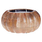 Alternate image 0 for Bee &amp; Willow&trade; Wood Pumpkin 2-Wick Blended Unscented Candle