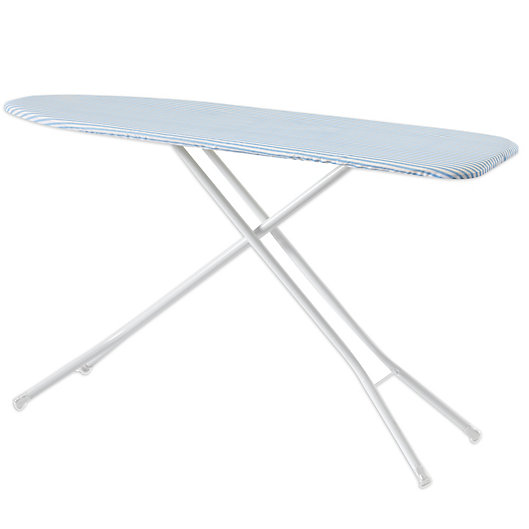 Alternate image 1 for Squared Away™ Round H-Leg Striped Ironing Board in Blue/White