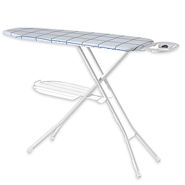 Squared Away&trade; Deluxe Compact Ironing Board in Plaid. View a larger version of this product image.