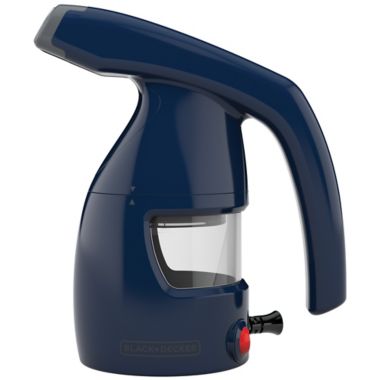 Black & Decker&trade; HGS011S Easy Garment Steamer in Navy. View a larger version of this product image.