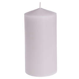 Harvest Unscented Medium Pillar Candle in Grey