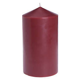 Harvest Unscented Large Pillar Candle in Red