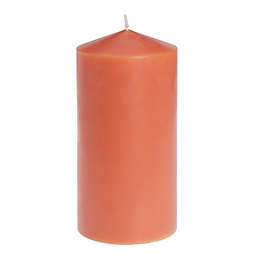 Harvest Unscented Medium Pillar Candle in Orange