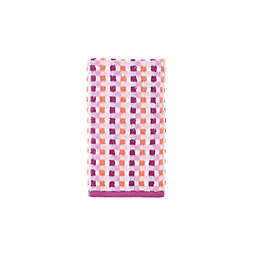Wild Sage&trade; Pebble Stripe Hand Towel in Warm Red