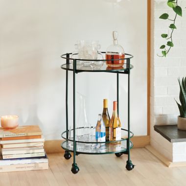 Studio 3B&trade; Bar Cart in Green. View a larger version of this product image.