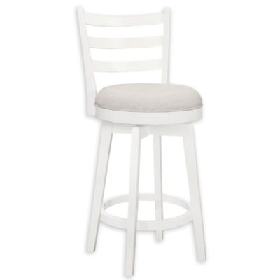 Bee &amp; Willow&trade; Ladder Back Swivel Counter Stool in White
