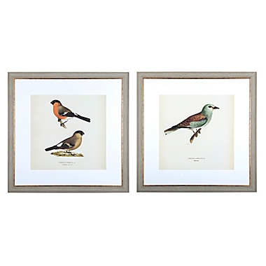 Bee & Willow&trade; Birds 30-Inch x 30-Inch Framed Wall Art (Set of 2). View a larger version of this product image.