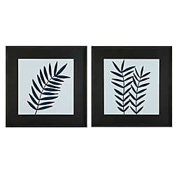 Studio 3B™ Leafy Stems 30-Inch x 30-Inch Framed Art Prints (Set of 2)
