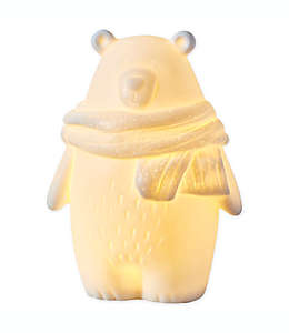 Figura decorativa de porcelana Marmalade™ Oso Polar con luz LED color blanco