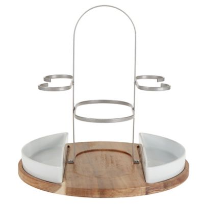 Our Table&trade; Hayden Wine &amp; Cheese Caddy in White