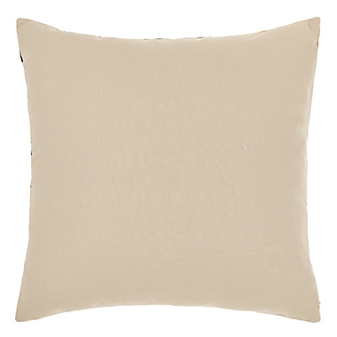 Studio 3B&trade; Crewel Embroidered Stripe Square Throw Pillow. View a larger version of this product image.