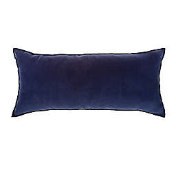 Studio 3B™ Velvet Oblong Throw Pillow in Navy