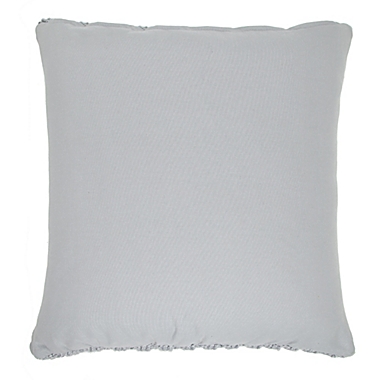 Bee &amp; Willow&trade; Cable Knit Throw Pillow with Buttons in Blue. View a larger version of this product image.