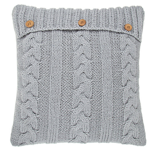 Alternate image 1 for Bee & Willow™ Chunky Knit Oblong Throw Pillow in Coconut Milk