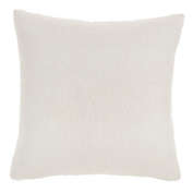 Nestwell&trade; Faux Mohair Square Throw Pillow in Coconut Milk