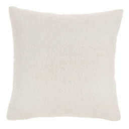 Nestwell™ Faux Mohair Square Throw Pillow in Coconut Milk