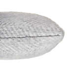 Alternate image 1 for Nestwell&trade; Faux Mohair Square Throw Pillow in Grey Chevron