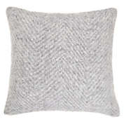 Nestwell&trade; Faux Mohair Square Throw Pillow in Grey Chevron