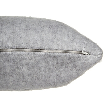 Nestwell&trade; Faux Mohair Lumbar Throw Pillow in Grey Melange. View a larger version of this product image.