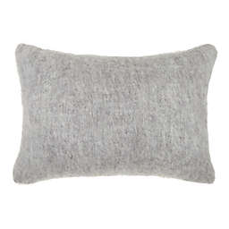Nestwell™ Faux Mohair Lumbar Throw Pillow in Grey Melange