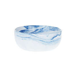 Artisanal Kitchen Supply® Coupe Marbleized 10-Inch Serving Bowl in Blue