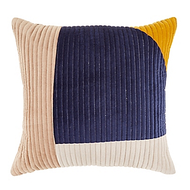 Studio 3B&trade; Channel Stitched Square Throw Pillow. View a larger version of this product image.