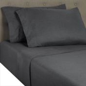 Nestwell&trade; Soft and Cozy King Sheet Set in Charcoal/Heather