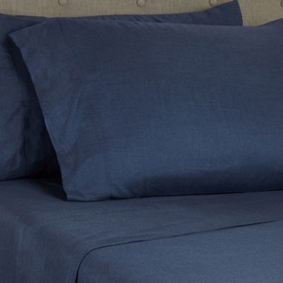 Nestwell&trade; Soft and Cozy King Pillowcases in Navy Heather (Set of 2)