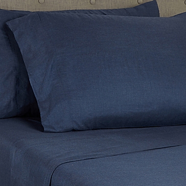 Nestwell&trade; Soft and Cozy Standard/Queen Pillowcases in Navy Heather (Set of 2). View a larger version of this product image.